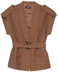 Dixie - Belted Epaulette Jacket - Lyst