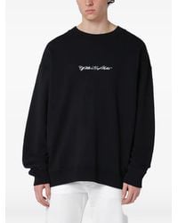 Off-White c/o Virgil Abloh - Arrow-Print Crew-Neck Sweatshirt - Lyst