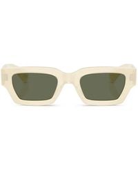Oliver Peoples - X Jil Sander Edition 6 Square-Frame Sunglasses - Lyst