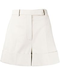 Thom Browne - High-waist Cotton Shorts - Lyst