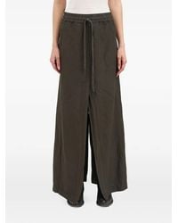 Andrea Ya'aqov - Drawstring-Waist Front-Slit Maxi Skirt - Lyst