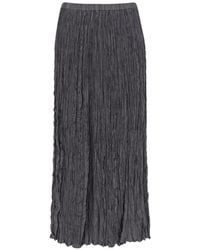 Alysi - Elasticated Wrinkled Skirt - Lyst