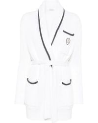 Brunello Cucinelli - ロゴパッチ カーディガン - Lyst