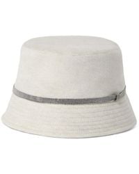 Brunello Cucinelli - Sombrero de pescador con aplique Monili - Lyst