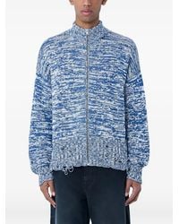 Marni - Zip-Up Mock-Neck Cardigan - Lyst