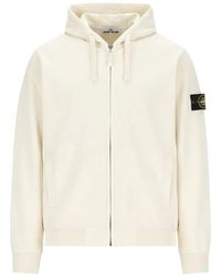 Stone Island - 6100067 Brushed Organic Cotton Hoodie - Lyst