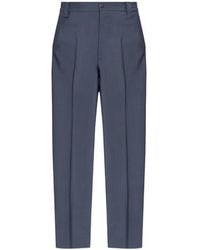 Versace - Pressed-Crease Trousers - Lyst