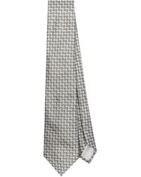 Giorgio Armani - Krawatte Mit Geometrischem Print - Lyst