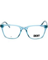 DKNY - Rectangle-Frame Glasses - Lyst