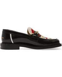 Filling Pieces - Embroidered Chain Loafers - Lyst