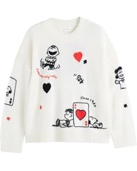 Chinti & Parker - X Peanuts Crew-Neck Sweater - Lyst