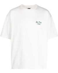 YMC - Camiseta Triple con logo bordado - Lyst