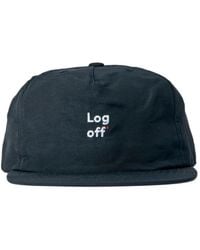 District Vision - Log Off Embroidered Cap - Lyst