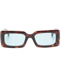 Balmain - Skyler Tortoiseshell-Effect Rectangle-Frame Sunglasses - Lyst