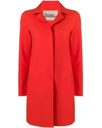 Herno Manteau à coupe mi-longue - Orange