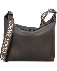 Loewe - Cubi Leather Logo-Strap Shoulder Bag - Lyst