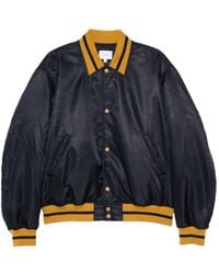 Rhude - Logo-Patch Striped-Trim Jacket - Lyst
