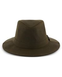 Barbour - Logo-Plaque Fedora Hat - Lyst