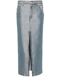 DARKPARK - Erika Denim Midi Skirt - Lyst