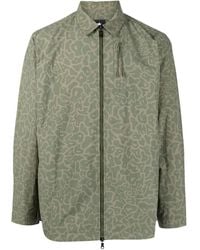 Maharishi - Geometric-Print Shirt Jacket - Lyst