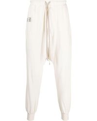 Rick Owens - Drop Crotch Tapered Track Pants - Lyst