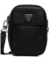 Guess - Milano Logo-Plaque Cross Body Bag - Lyst