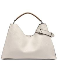 Gianni Chiarini - Aurora Maxi-Shopper Van Bewerkt Leer - Lyst