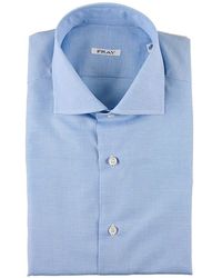 Fray - Check-Pattern Button-Down Shirt - Lyst