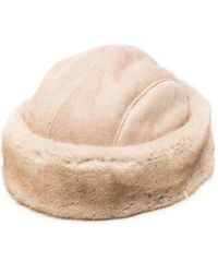 Betta Corradi - Faux-Fur-Trim Hat - Lyst