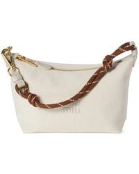 Miu Miu - Gabardine Mini Bag - Lyst