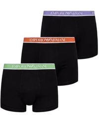 ARMANI EXCHANGE - Logo Waistband Boxer Briefs (Set Of Three) - Lyst