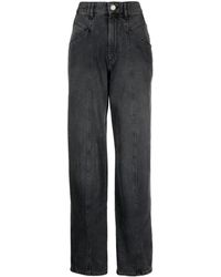 Isabel Marant - Wide-Leg-Jeans mit hohem Bund - Lyst