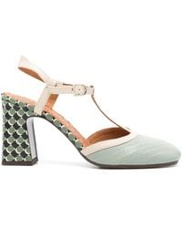 Chie Mihara - Mahedi T-Strap Block-Heel Sandals - Lyst