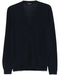 Roberto Collina - Fein Gestrickter Cardigan - Lyst