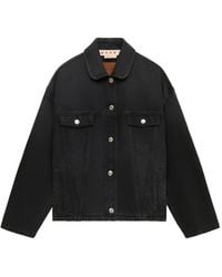 Marni - Veste En Denim À Martingale - Lyst