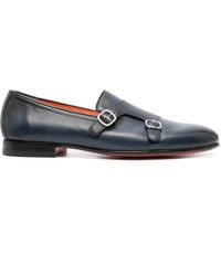 Santoni - Scarpe Con Fibbia Doppia - Lyst