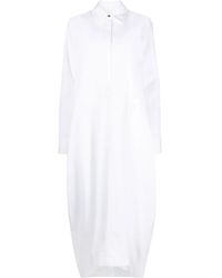 Jil Sander - Hemdkleid Mit Lockerem Schnitt - Lyst