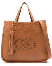 Liu Jo - Perforated-Logo Tote Bag - Lyst