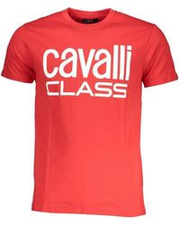 Roberto Cavalli - Logo-Print Cotton T-Shirt - Lyst