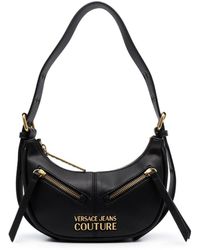 Versace - Logo-lettering Faux-leather Shoulder Bag - Lyst