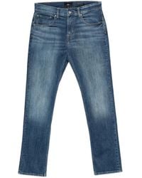 7 For All Mankind - Button-Fastening Jeans - Lyst