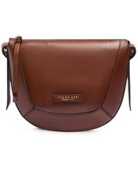 The Bridge - Fedora Pebbled Leather Shoulder Bag - Lyst