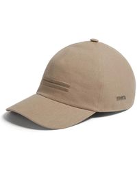 ZEGNA - Oasi Lino Baseball Cap - Lyst