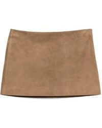 KHAITE - Jett Mini Skirt - Lyst
