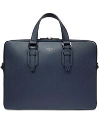 Lancel - Leather Buckle-Fastening Briefcase Bag - Lyst