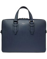 Lancel - Aktentasche mit Schnallenverschluss aus Leder - Lyst