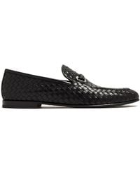 Neil Barrett - Woven Leather Loafers - Lyst