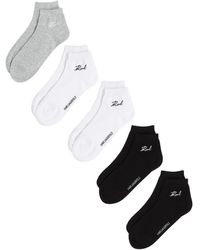 Karl Lagerfeld - Socken mit Stickerei (5er-Set) - Lyst