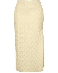 ANOUKI - Jupe Mi-Longue Matelassée - Lyst