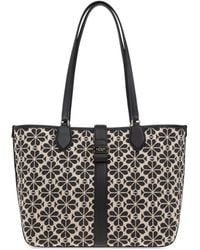 Kate Spade - Spade Flower Jacquard Medium Open Tote - Lyst